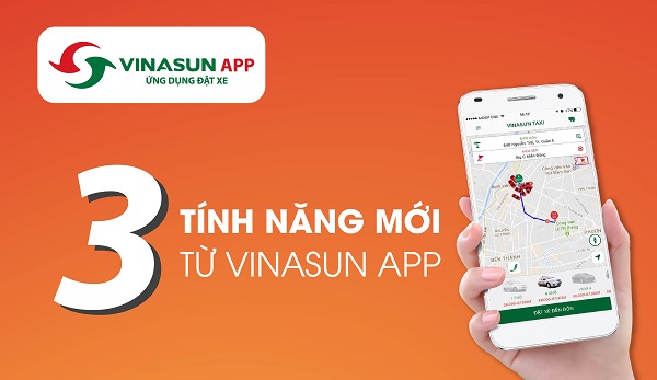 Vinasun App thêm tính năng, tiện ích mới để đặt xe dễ dàng hơn