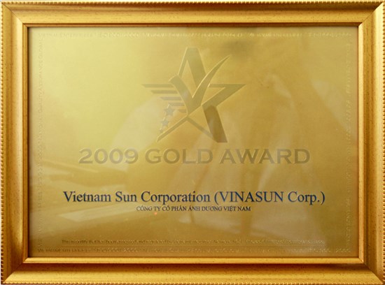 2009 Gold award
