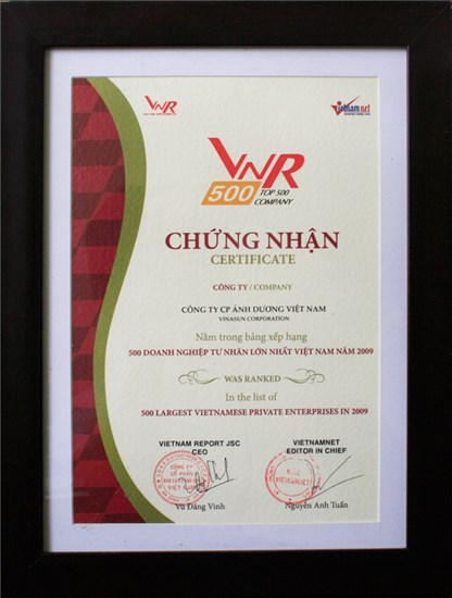 500 Doanh nghiệp lớn nhất Việt Nam 2009